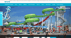 Desktop Screenshot of hotelriminibeach.com